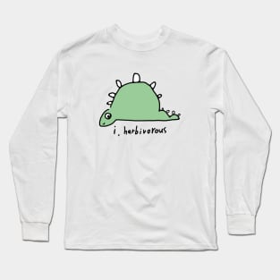 Herbivorous dinosuar Long Sleeve T-Shirt